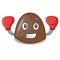 Boxing chocolate candies character cartoon