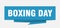 boxing day