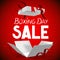 Boxing Day/ Christmas sale illustration