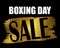 Boxing day sale banner.