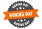 boxing day sign. boxing day circular band label. boxing day sticker