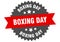 boxing day sign. boxing day circular band label. boxing day sticker