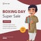 Boxing day super sale banner design