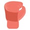 Boxing Glove Isolated Vector Illustration Icon editable