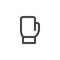 Boxing glove line icon