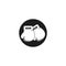 boxing gloves logo vector icon illustration