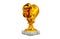 Boxing Gold Trophy with Marble Base