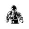 Boxing logo, Professional boxer gloves