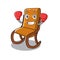 Boxing rocking chair in cartoon living room