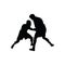 Boxing silhouette