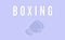 Boxing vector banner