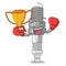 Boxing winner miniature spark plug in cartoon shape