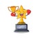 Boxing winner star shaped cartoon the toy trophy