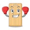 Boxing wooden cutting board character cartoon