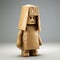 Boxman: A Contemporary Candy-coated 3d Cardboard Model