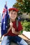 Boy with Australian Flag