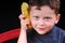 Boy on Banana Phone