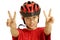 Boy bike helmet