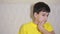 Boy biting his nails obsessive-compulsive disorder, child psychology