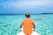 A boy on boat in Maldives