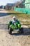 Boy and car