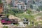 Boy Crossing the River In Kathmandu City