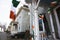 Boy displays Irish flag, St. Patrick\'s Day Parade, 2014, South Boston, Massachusetts, USA