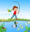 boy fishing pictures