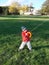 Boy Flies a Kite