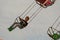 Boy on flying carrousel