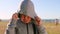 Boy, funny face and hoodie on a holiday in Cape town, South Africa in summer. Strong, courage and child at park on