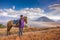 A boy and his horse at Bromo Tengger Semeru National Park