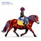 Boy jockey riding a horse. Horse. Pony club. Equestrian sport. H