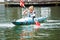 Boy in Kayak/Concentration