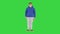 Boy kid wearing casual clothes and cool sunglasses standing doing nothing on a Green Screen, Chroma Key.