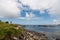 A boy and the norwegian west coastline