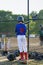 Boy Playing Baseball