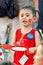 Boy playing with drum during NDP 2009