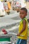 Boy playing drums in Pelourinho, Bahia