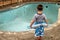 Boy at Pool