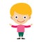 Boy portrait fun happy young expression cute teenager cartoon character and happyness little kid flat human cheerful joy