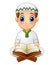 Boy read Quran the holy book of Islam