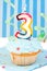 Boy\'s third birthday