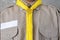 Boy scout, Uniforms,Yellow scarf, brown shirt,costumes worn by students.