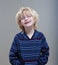 Boy showing missing milk teeth