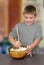 Boy Stirring Batter