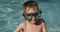 Boy in Swim Goggles