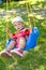 Boy on swing