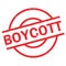 Boycott rubber stamp