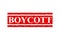 boycott, simple rust vector red rectangle vector rubber stamp effect